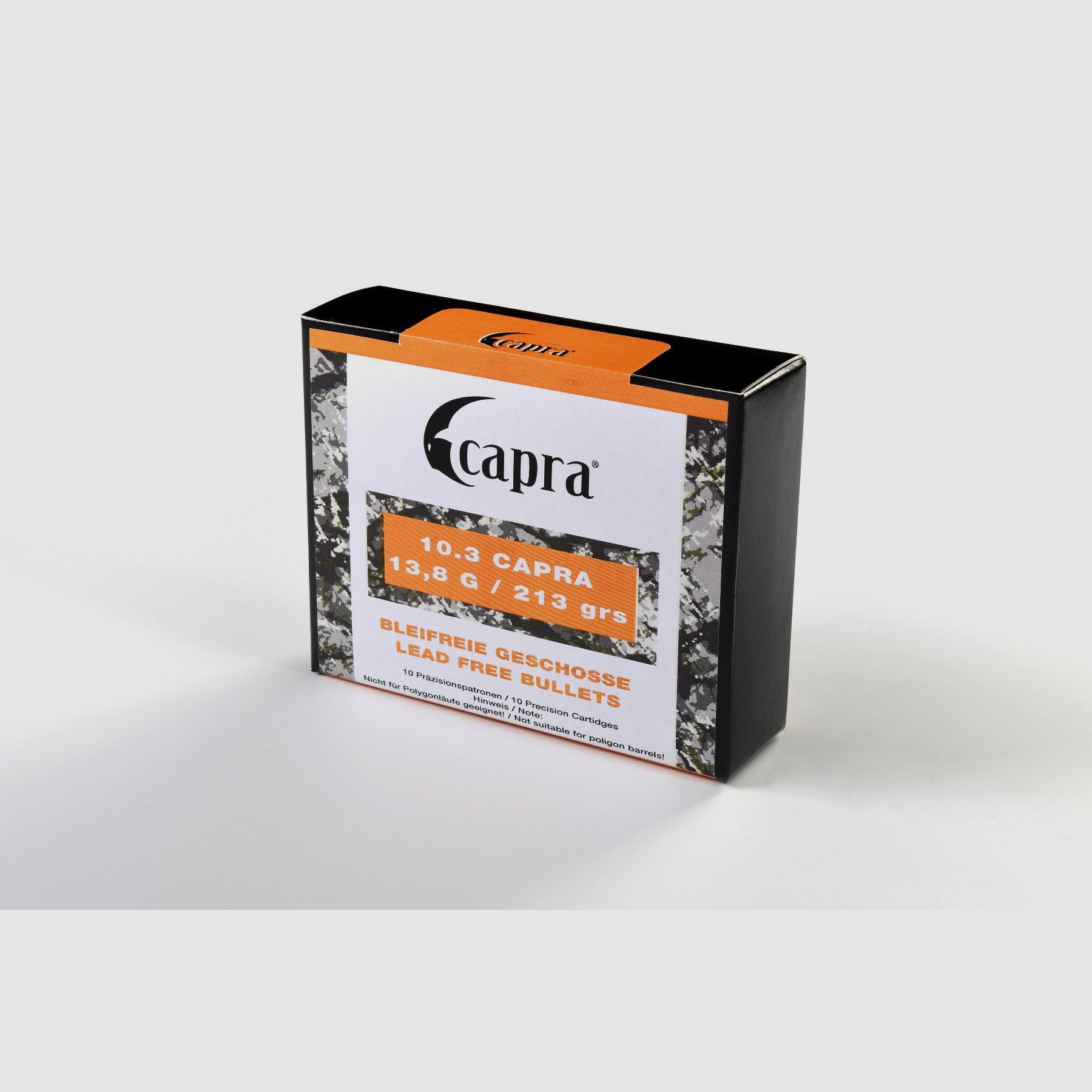 10 szt. w OPAKOWANIU, BEZOŁOWIOWA AMUNICJA MYŚLIWSKA, 10.3 CAPRA, 13,8 g, 210 grs, Bild 2 von 16