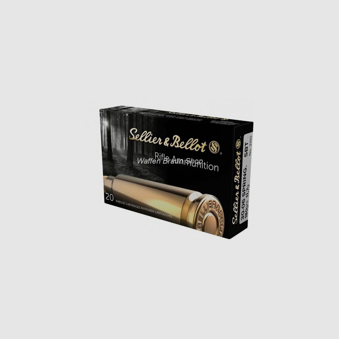 S+B .30-06Spr. SGK 180grs. 20pcs