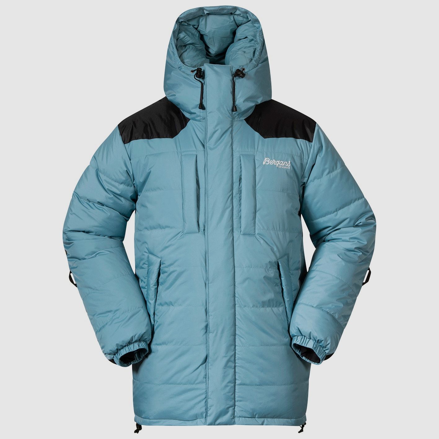 Bergans Expedition Down Parka Unisex Arctic Ocean Blue/Black XL