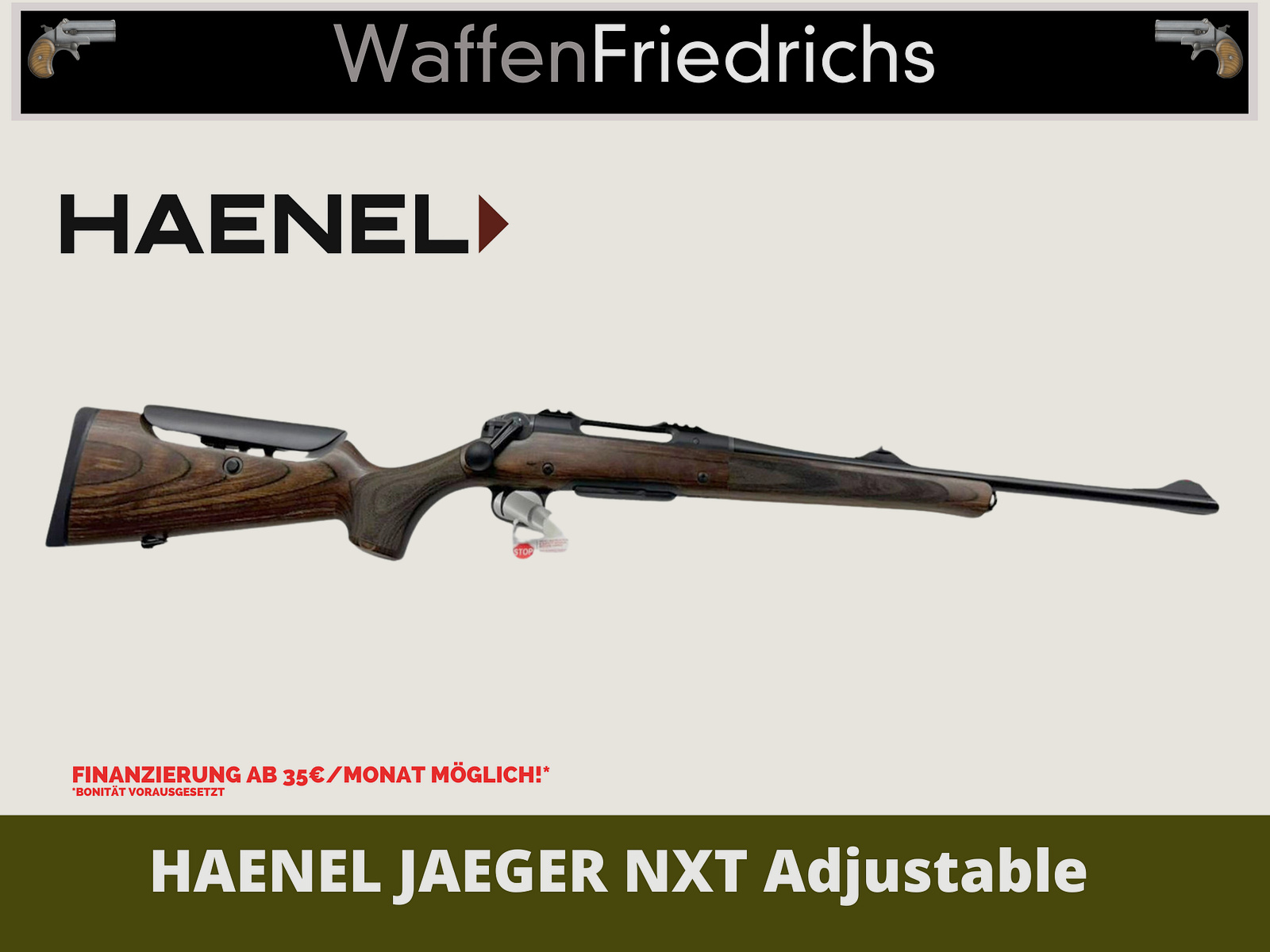 HAENEL Jaeger NXT Adjustable - WaffenFriedrichs