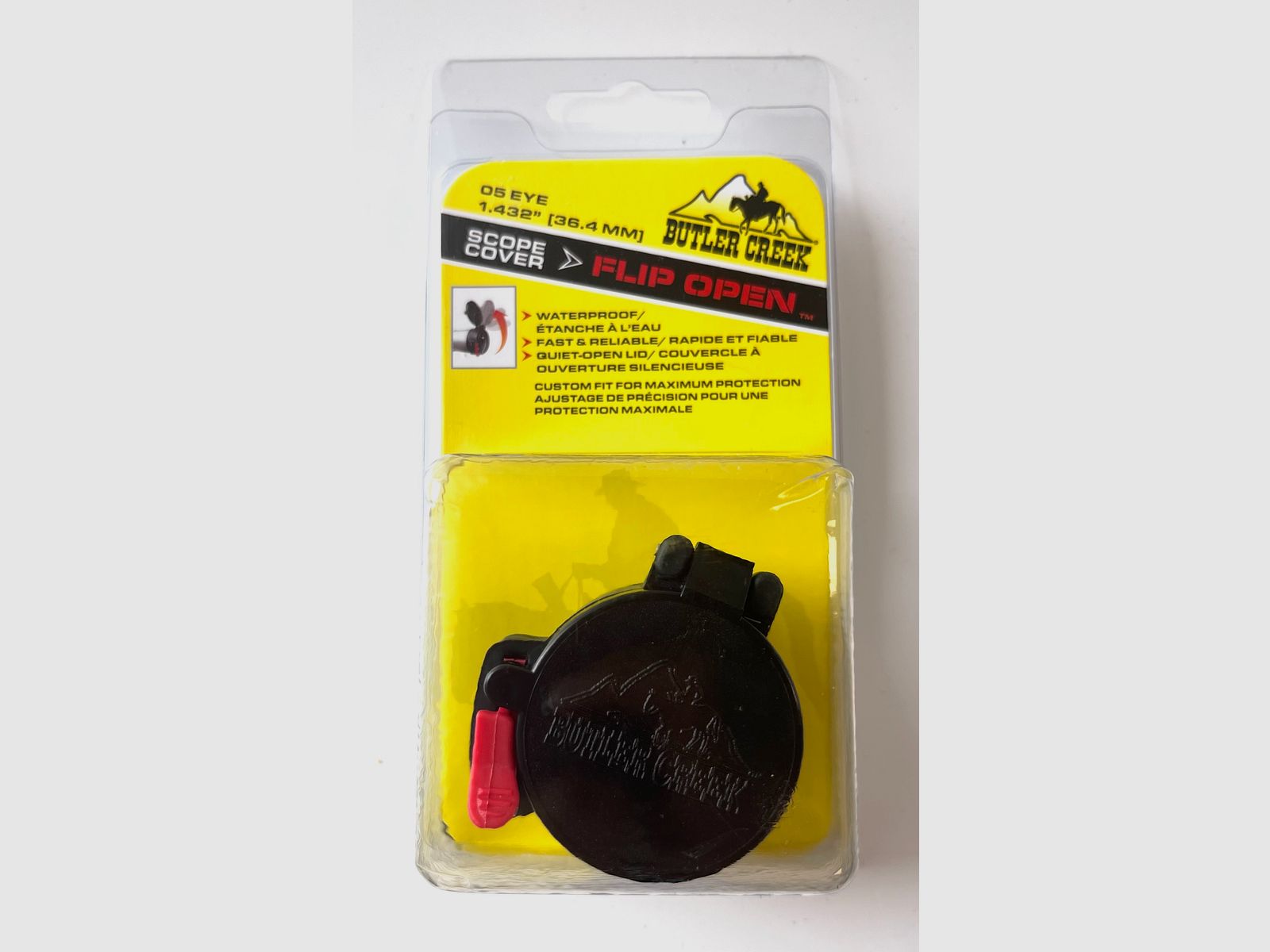 Butler Creek MO20050 Flip Open Scope Cover Okular Klappdeckel für ZF 05 EYE 36,4mm