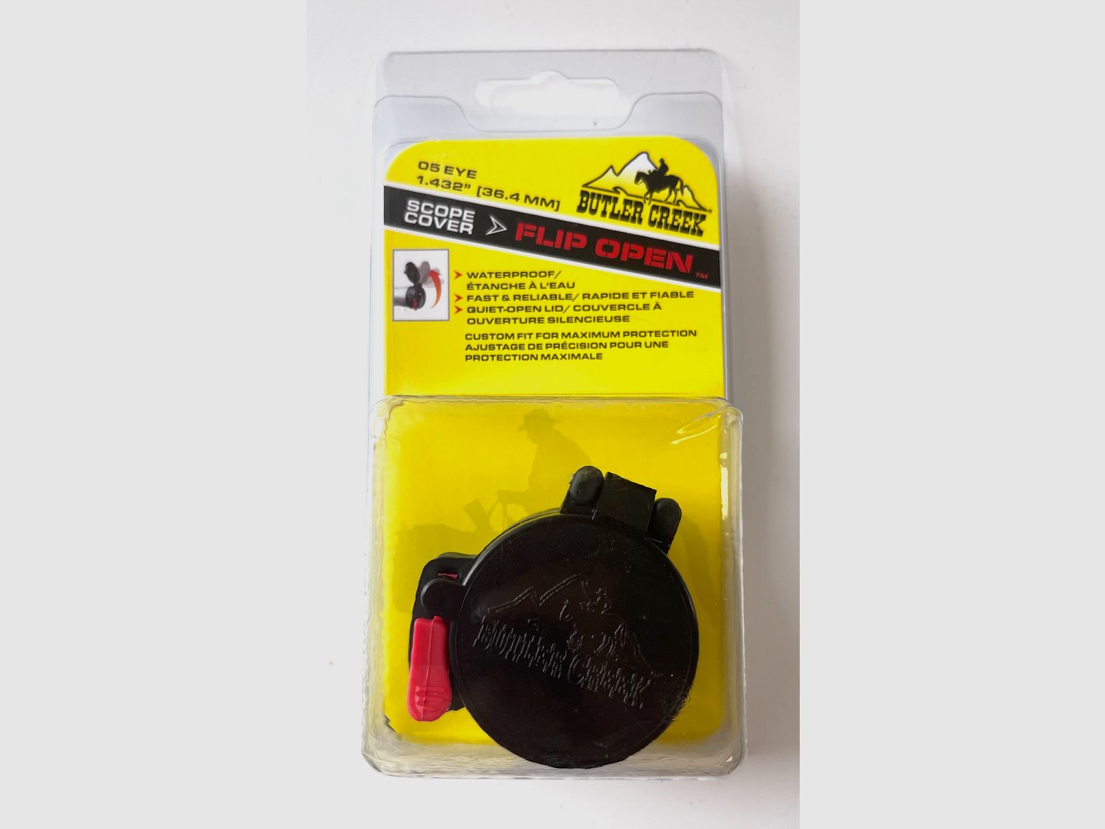 Butler Creek MO20050 Flip Open Scope Cover Okular Klappdeckel für ZF 05 EYE 36,4mm