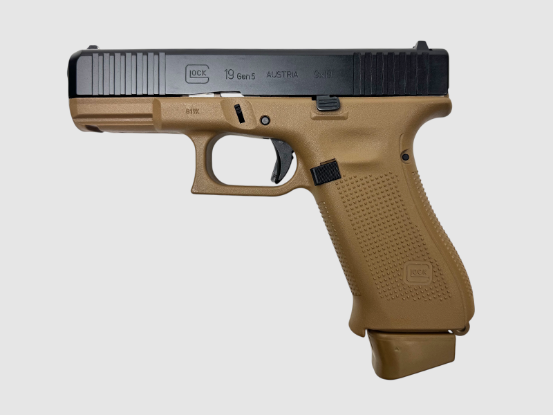 Glock 19 Gen.5 FS Coyote Special Model ! Cal. 9x19mm, image 1 of 2