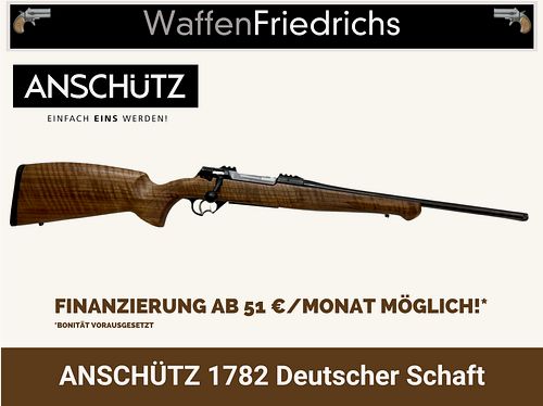 Anschütz 1782 Deutscher Schaft MT | Premium Holzklasse - WaffenFriedrichs