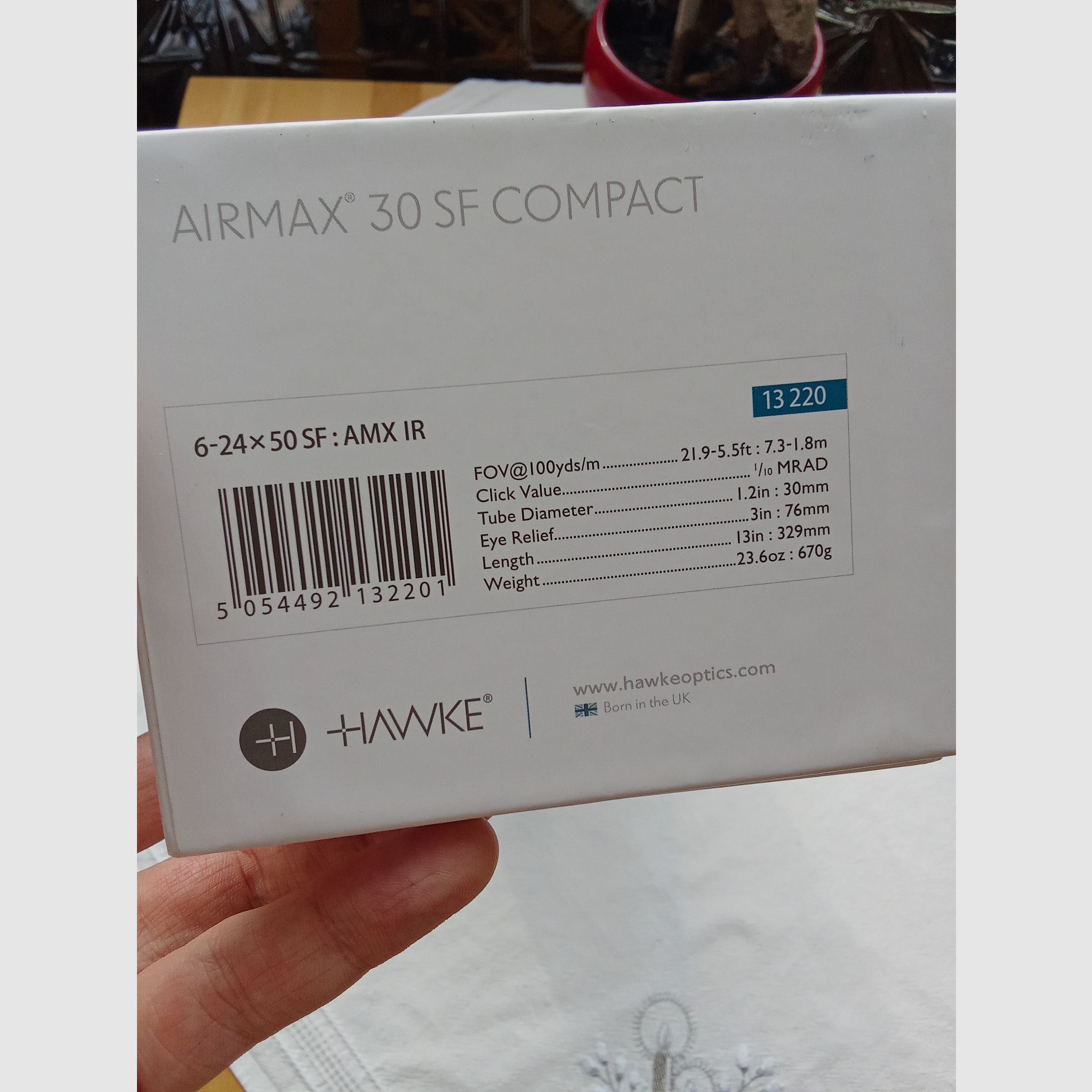 weihrauch hw 98 mit hawk airmax compact 6-24 und sports match UK AOP 56 montage 