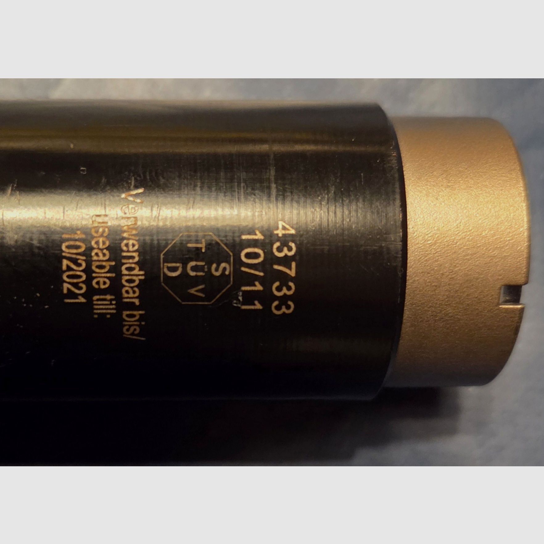 Walther LG 300 LG 400 compressed air cylinder steel 300 bar max TÜV until 2029