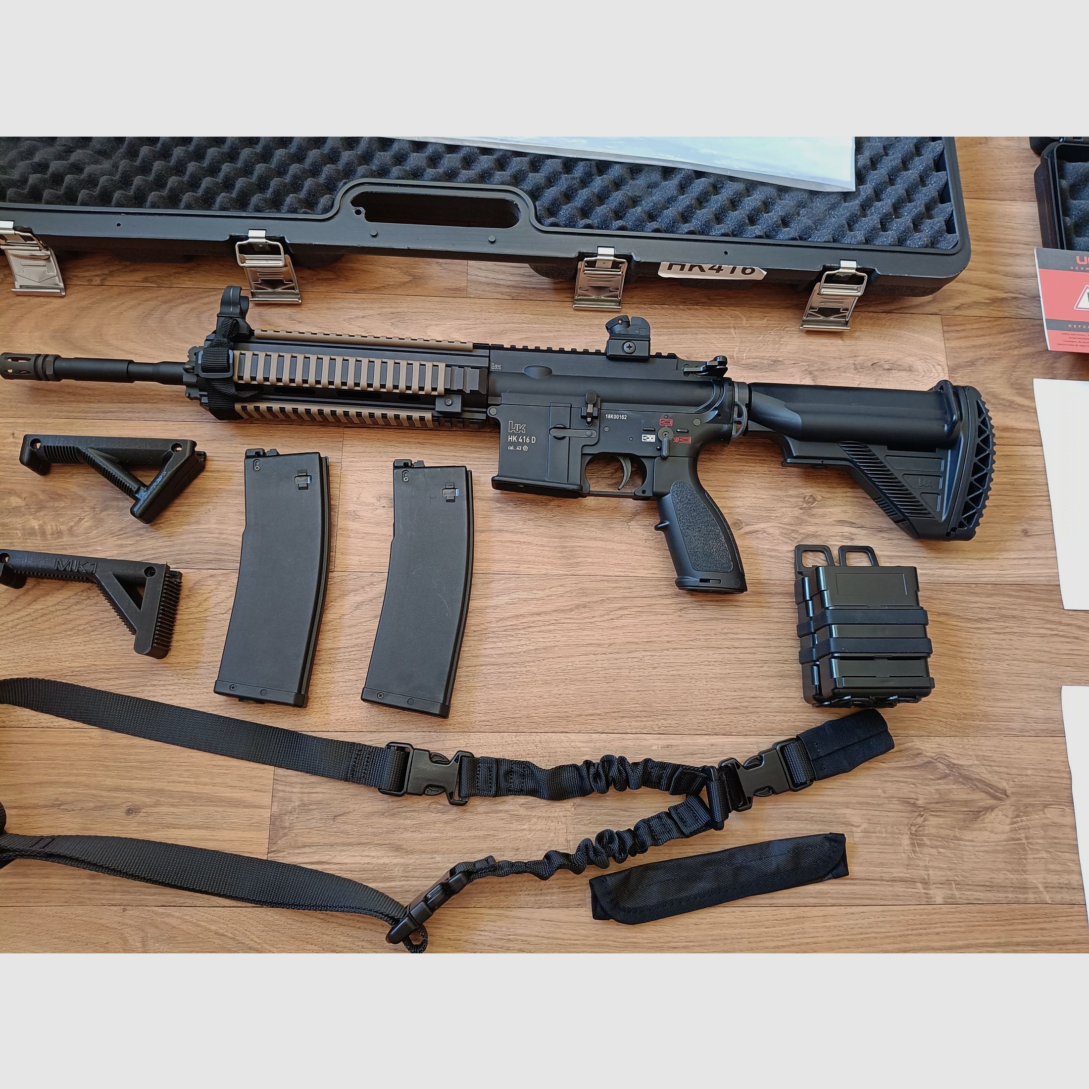 Umarex T4E HK416 cal.43  Sammlung Auflösung TPM1 Glock 17