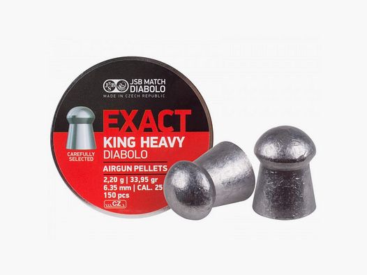 JSB Exaxt King Heavy 6,35 mm