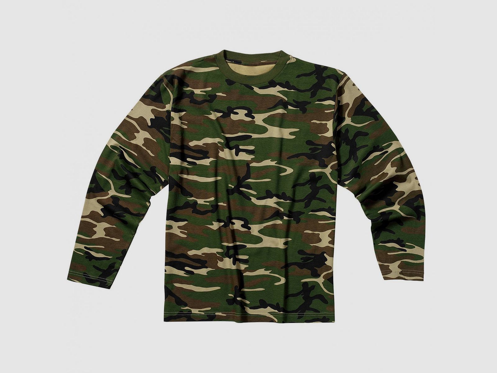 Langarmshirt Co Woodland Herren (Camouflage)