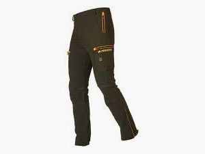 UNIVERS Hose Mod. MONVISO grün mit orangefarbenen Einsätzen
