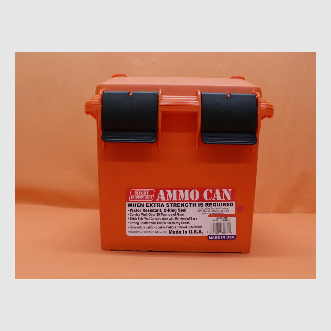 MTM.	 MTM Ammo Can: Polymer Orange (AC35) Munitionskiste