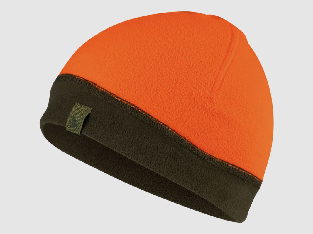SEELAND HAUBE REVERSIBLE FLEECEMÜTZE PINE GREEN/ORANGE, Bild 2 von 2