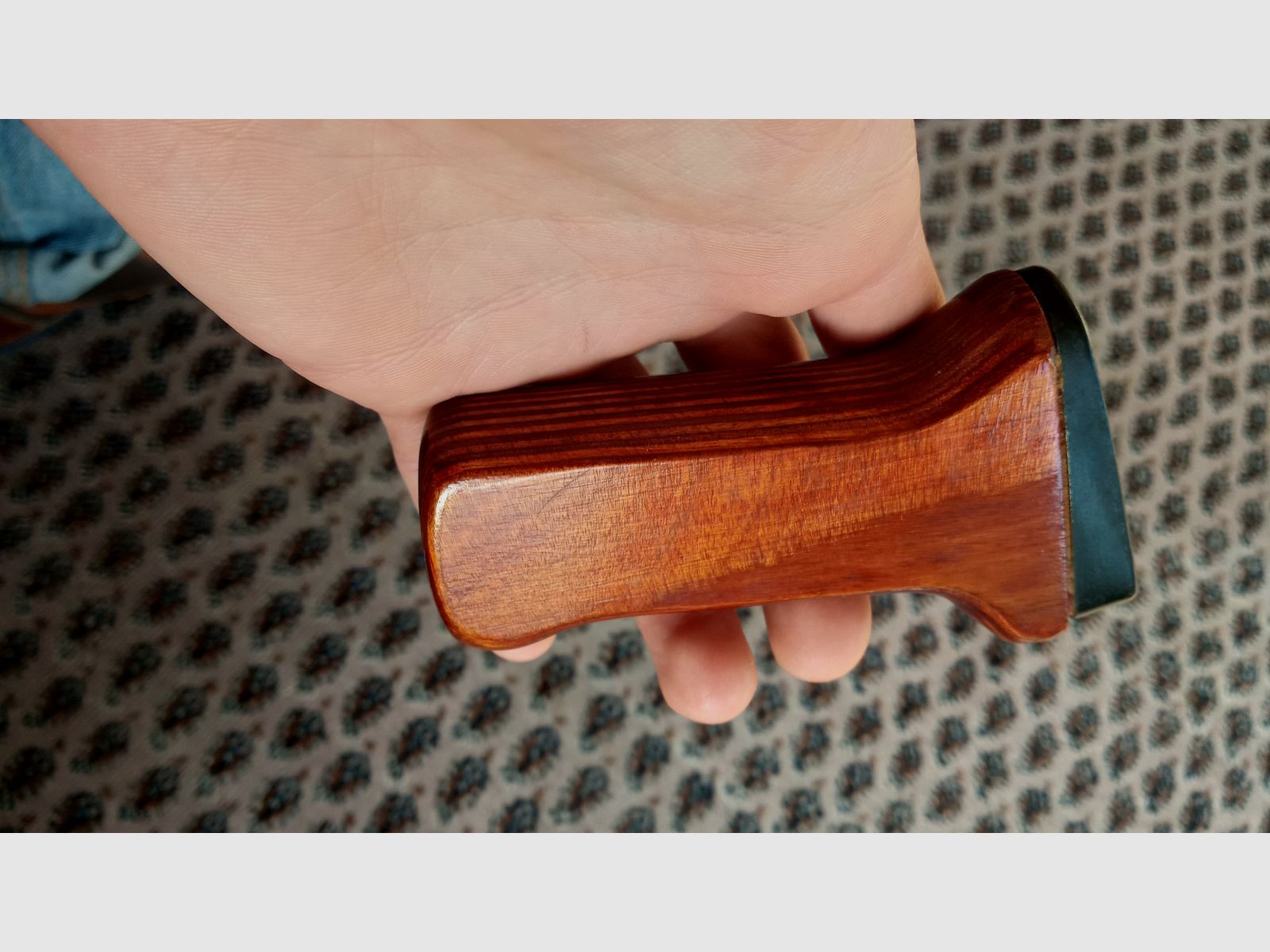 Original empuñadura de pistola de madera contrachapada AK74 rusa / también se adapta a AKM // Empuñadura de laminado / Yunker