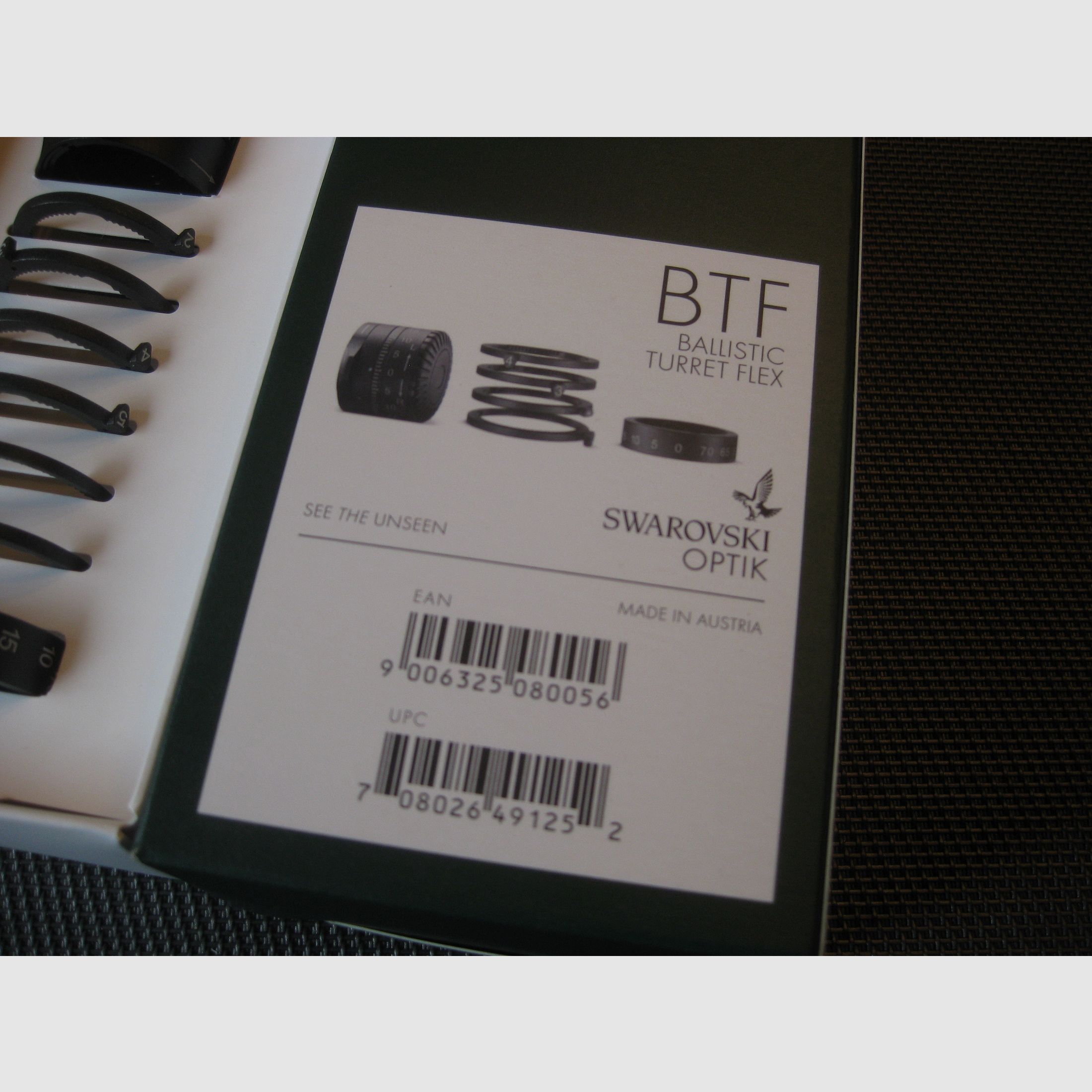 SWAROVSKI BTF = ballistic turret for ALL Z8i variants, so for Gen.I as well as Gen.II and Gen.+ !! NEW in original packaging !! NOT for Z6i models !!
