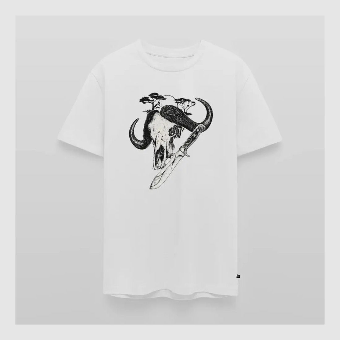 PUMA Men´s Premium T-Shirt „White Hunter – Big Game"