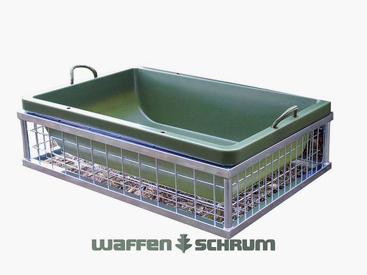 Soporte trasero Eurohunt y bañera para caza con acoplamiento rápido