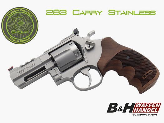 Spohr 283 Carry Stainless 3" Revolver Made in Germany 3 inches Hunting & Sport
