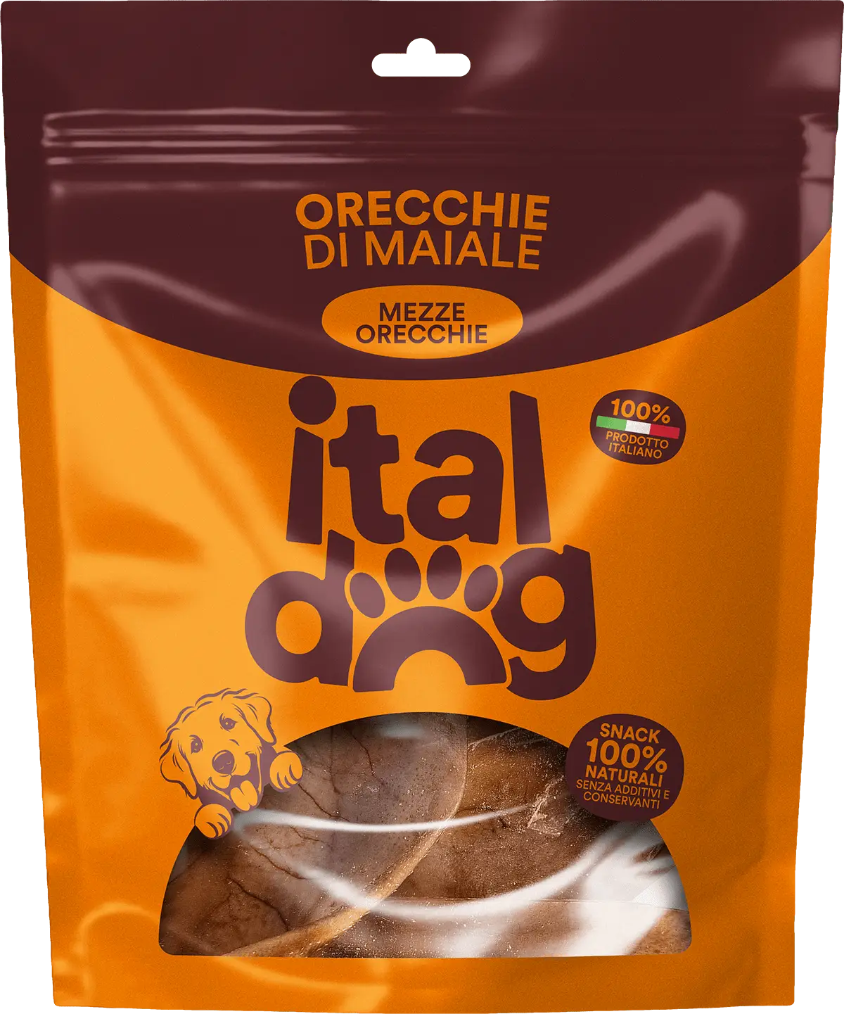 Italdog Schweineohren für Hunde – 100% natürliche Kausnacks