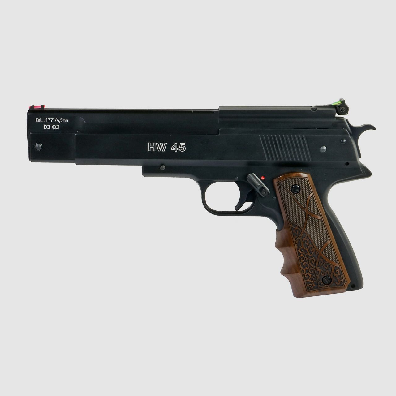 Combat Holzgriffschalen fĂĽr Luftpistole Weihrauch HW45, Fischhaut - Ornamente