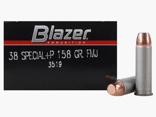 CCI Blazer Aluminio .38 ACP 158GR TMJ 50 cartuchos