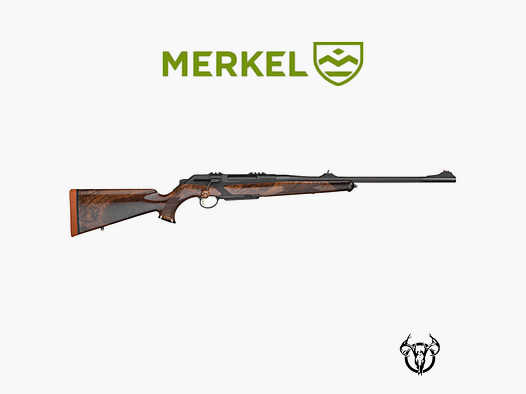 Karabinek Repetier MERKEL Helix Noblesse-30-06 Springfield-56cm-17mm-Wyjmowany 3+1-i Przyrządy celownicze