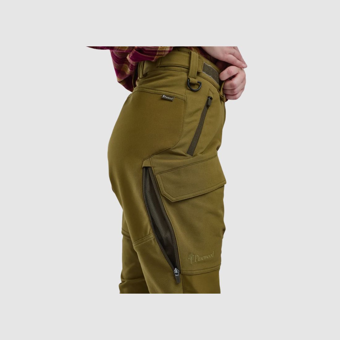 Spodnie damskie Pinewood Furudal Hunters Hybrid Stretch 3914-770, zdjęcie 4 z 5