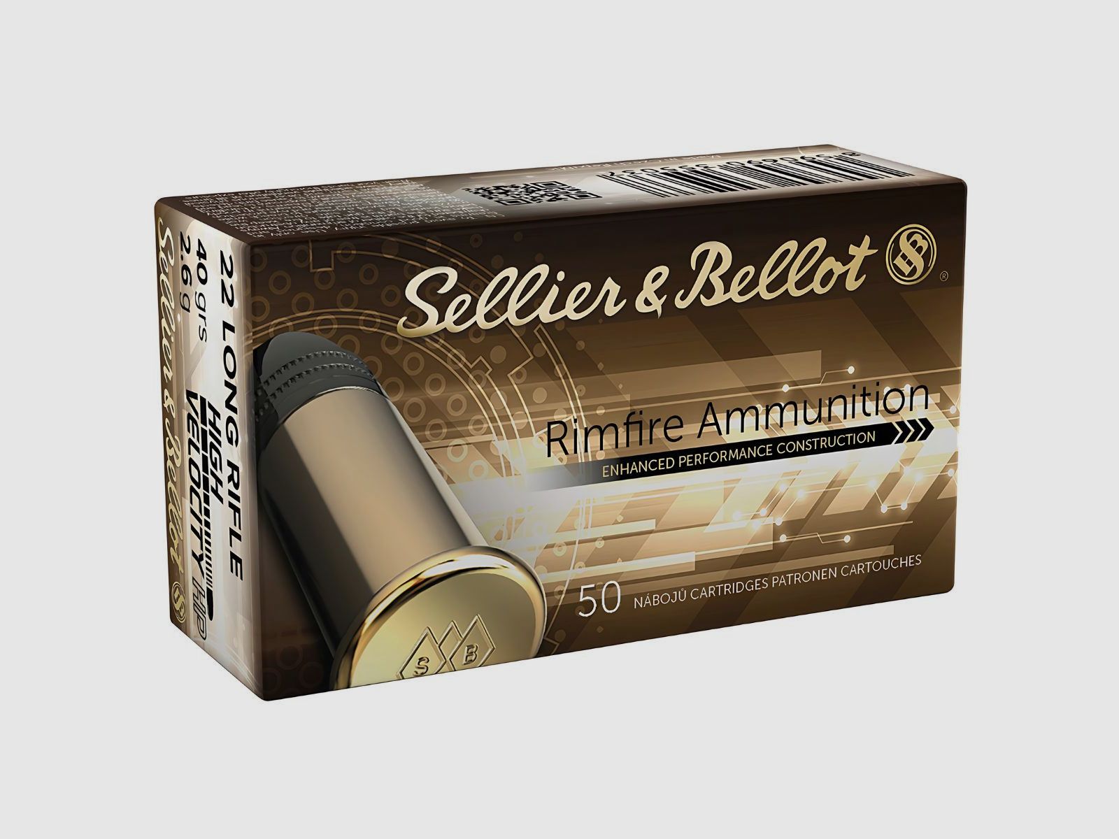 .22 LR Sellier & Bellot HV HP 40gr/2,6g (V355017), zdjęcie 1 z 2
