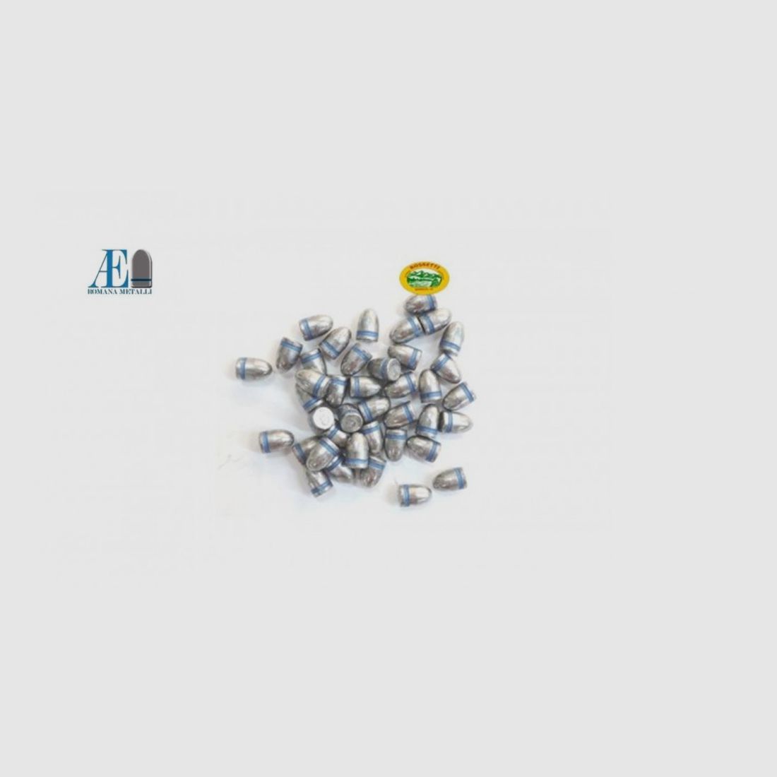 ROMANA METALLI palle piombo cal.9 mm 115 gr. RN 1000 pz