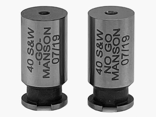 MANSON PRECISION Galga de headspace NO GO para .40 Smith & Wesson, acero