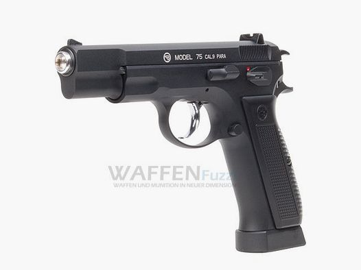 CZ 75 CO2 Pistole Kaliber 4,5mm Stahl BB + Blow Back