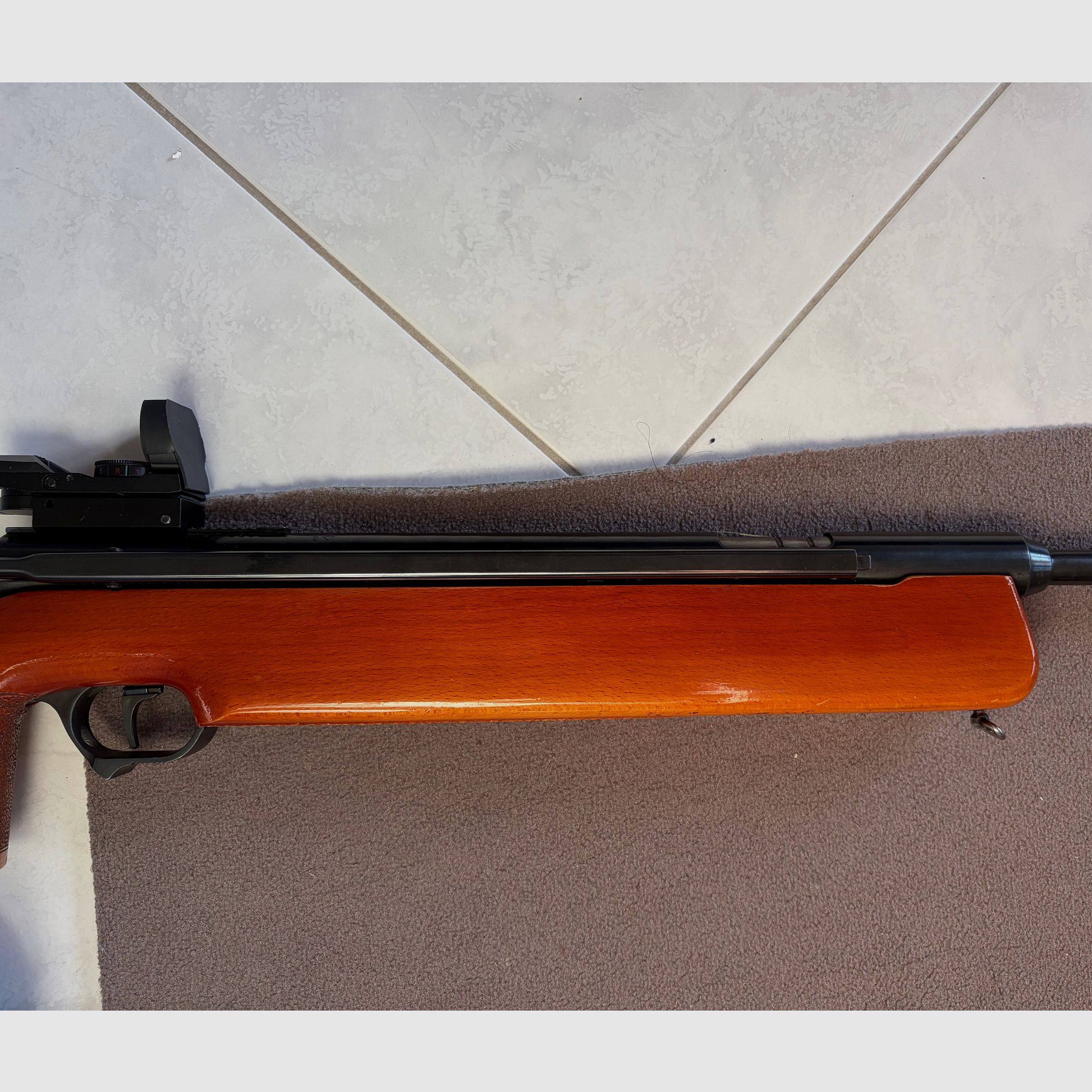 Bellissimo fucile ad aria compressa Haenel 312 a leva laterale