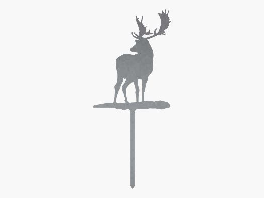 Tige décorative pour fleurs "Dama cerf"