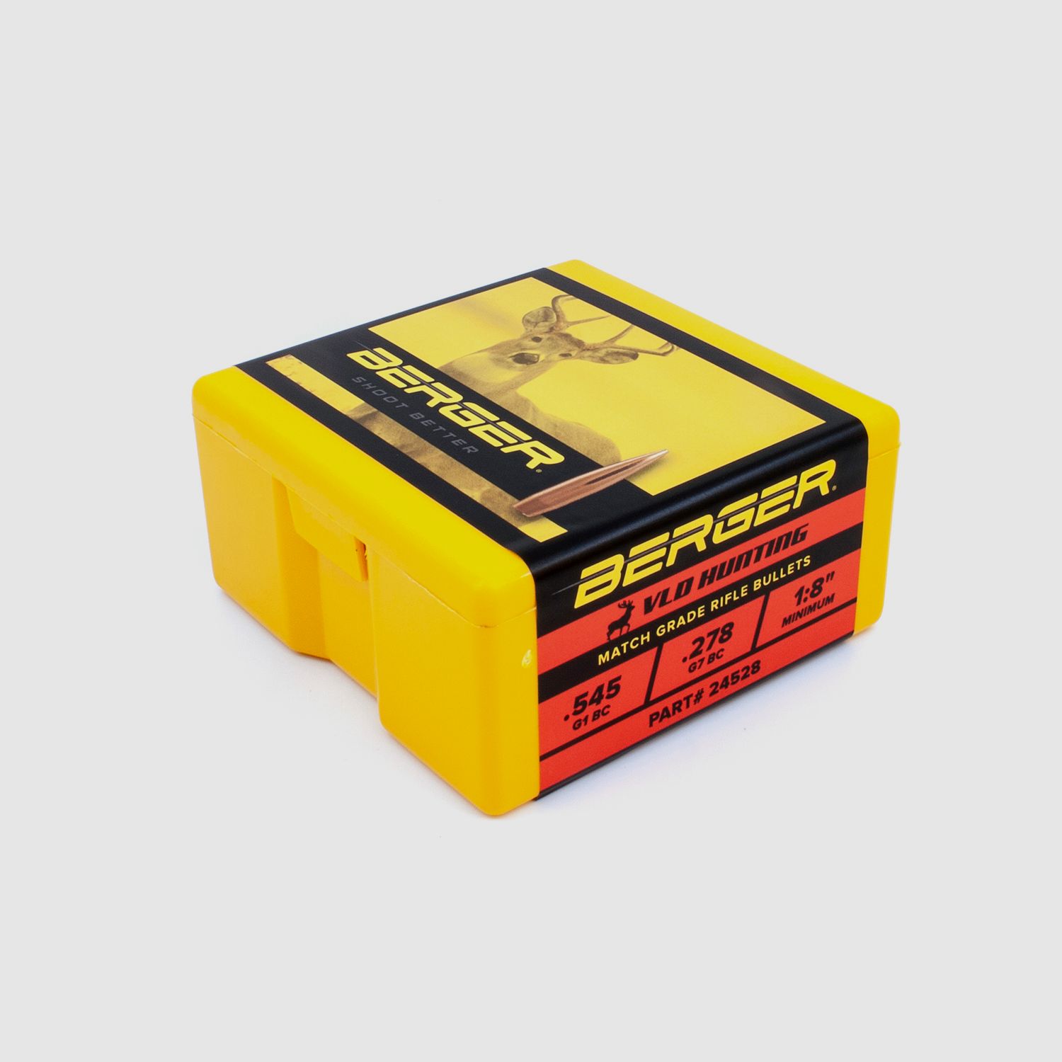 Proiettile Berger 6mm/.243 VLD Hunting 105GR 100 Pezzi