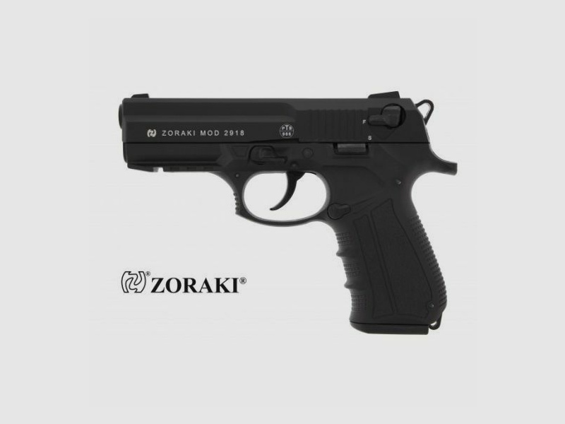 Zoraki 2918 brüniert 9mm P.A.K.