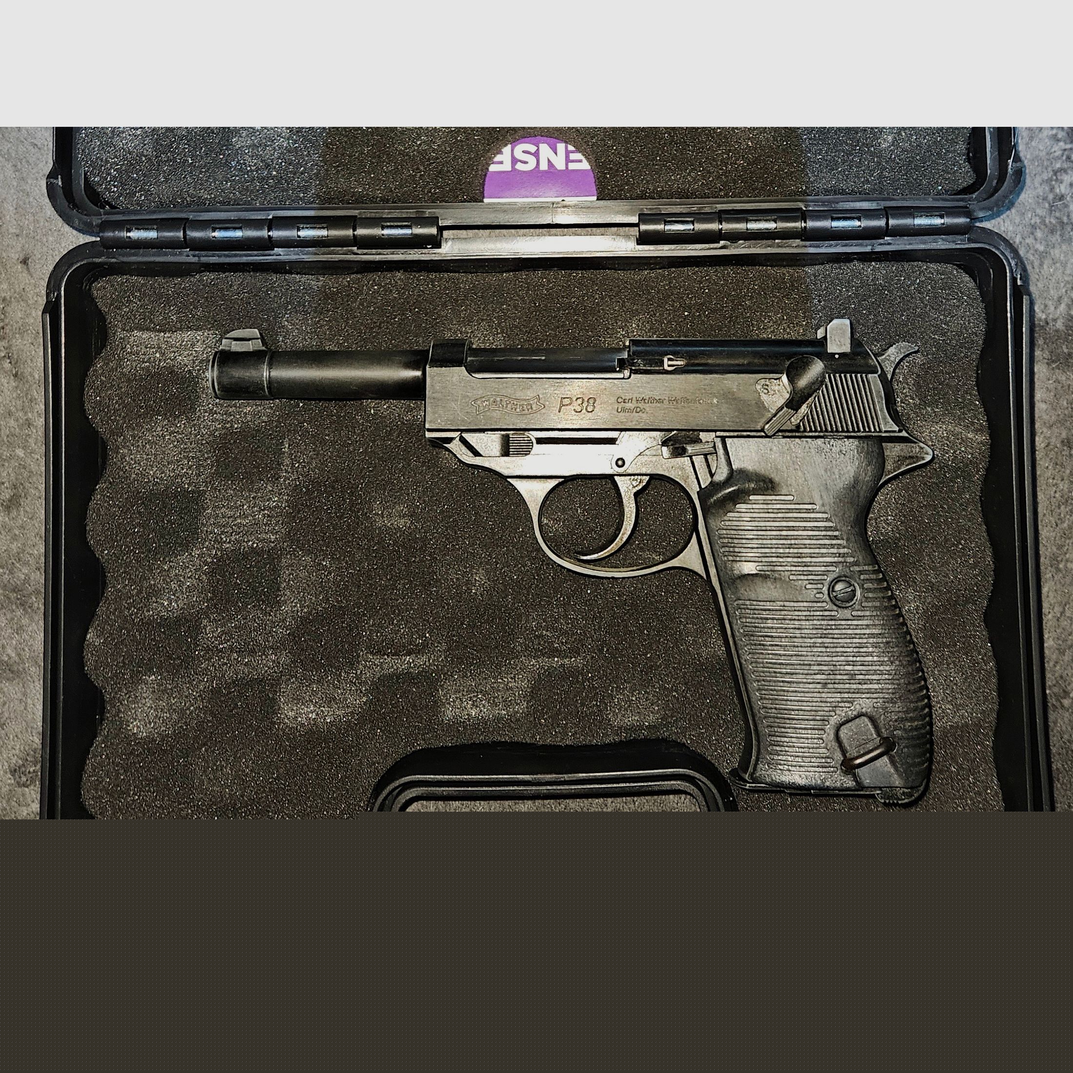 Walther P38, Gasbetrieben CO2, 4,5mm, 7,5 Joule,gebraucht, voll funktionsfähig!! Top!!!!