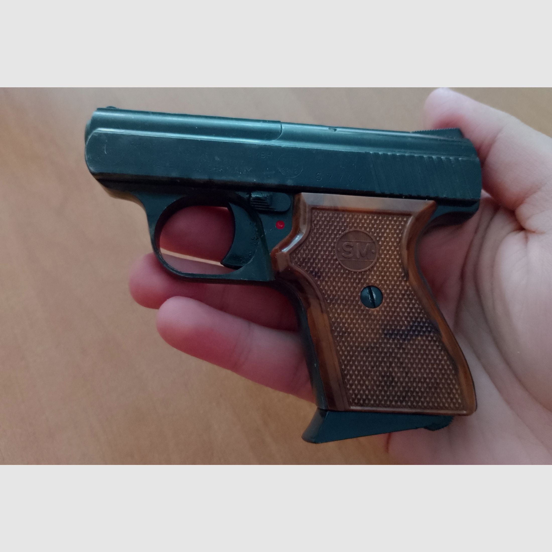Alte Rhöner SM 15 Kal. 8 mm Knall im PTB 83/2 von 1976!