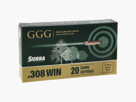 .308 Win GGG SBT Sierra 180gr/11,7g