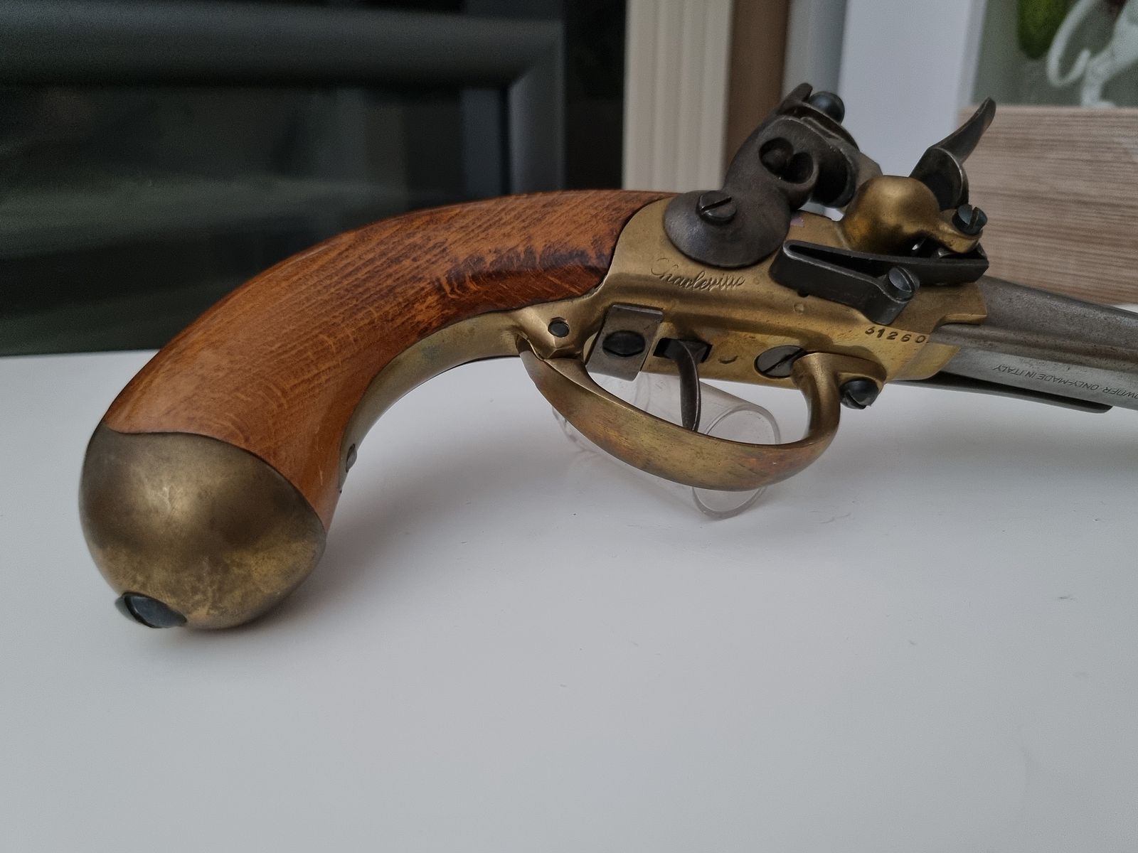Armi San Marco Charleville 1777 flintlock pistol in caliber .69