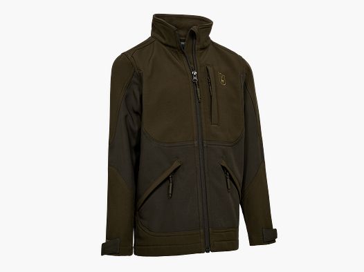 Młodzieżowa kurtka Rogaland Softshell - Fallen Leaf - Rozmiar dziecięcy: 116