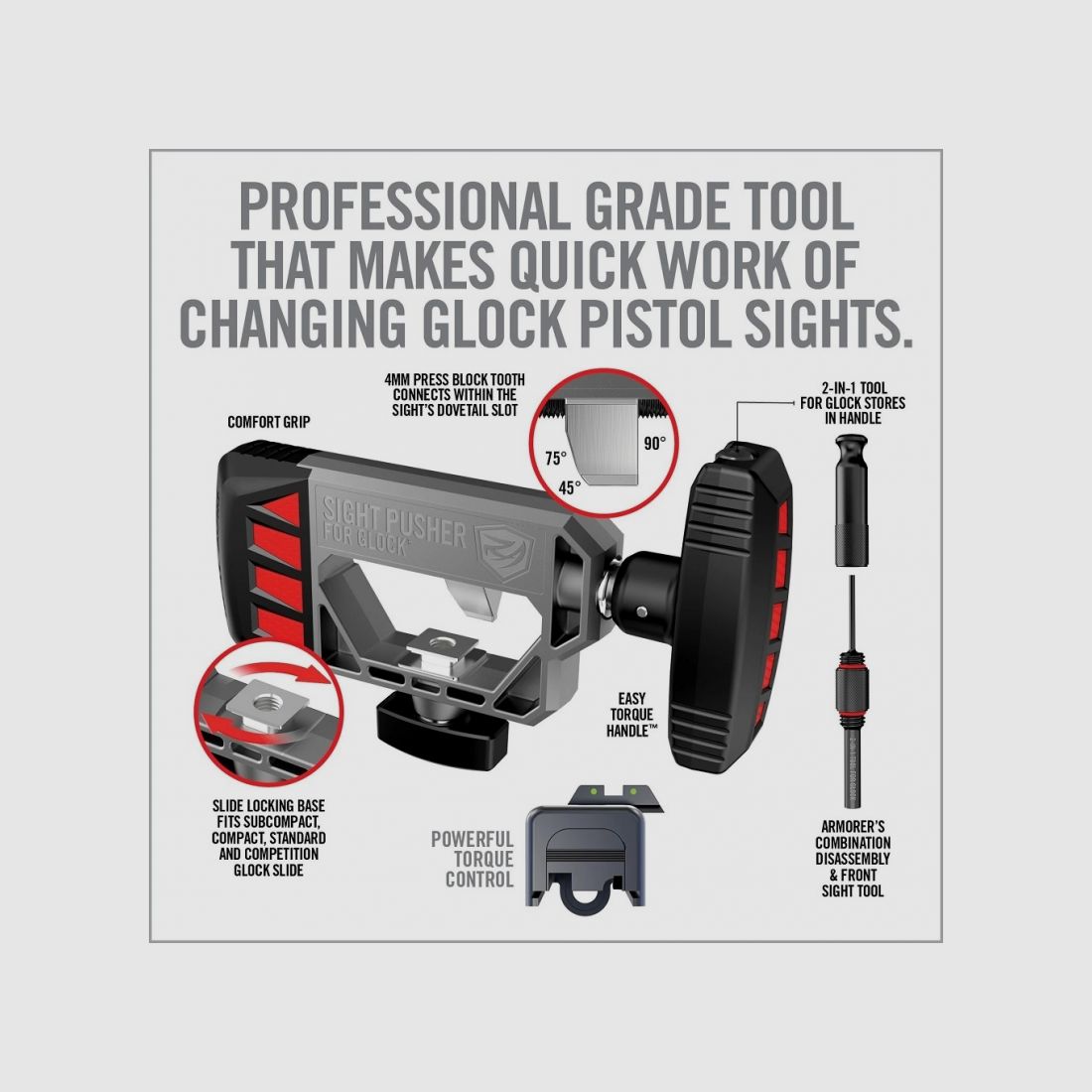 REAL AVID WERKZEUG GLOCK VISIERUNG PROFESSIONELL, Bild 4 von 4