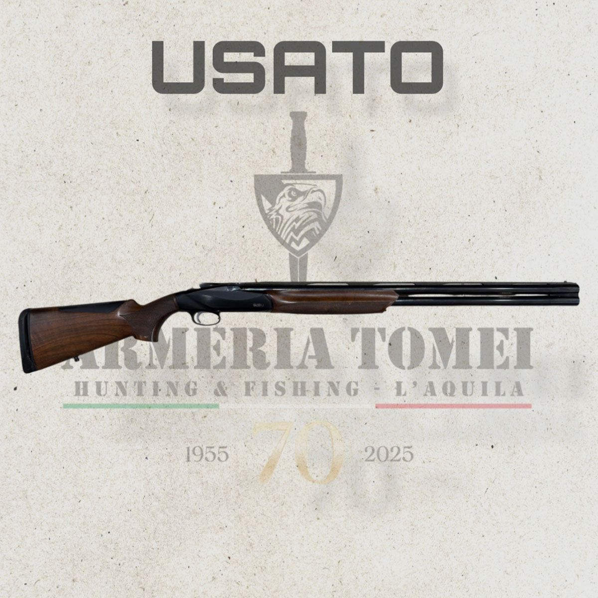 USED – Over-and-under shotgun – BENELLI MOD. 828 U Black cal. 12, image 1 of 8