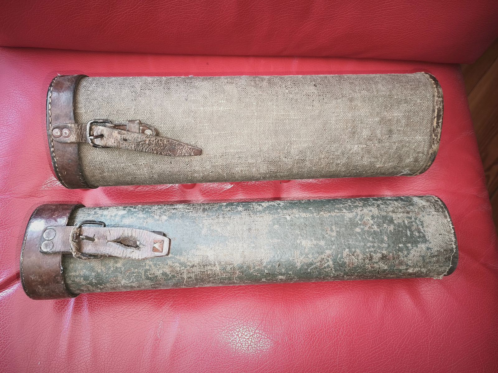 2 sniper scope cases container scope Goerz Oigee Berlin ZF scope WW1 WW2 WW2 WK2 WK1 Wehrmacht