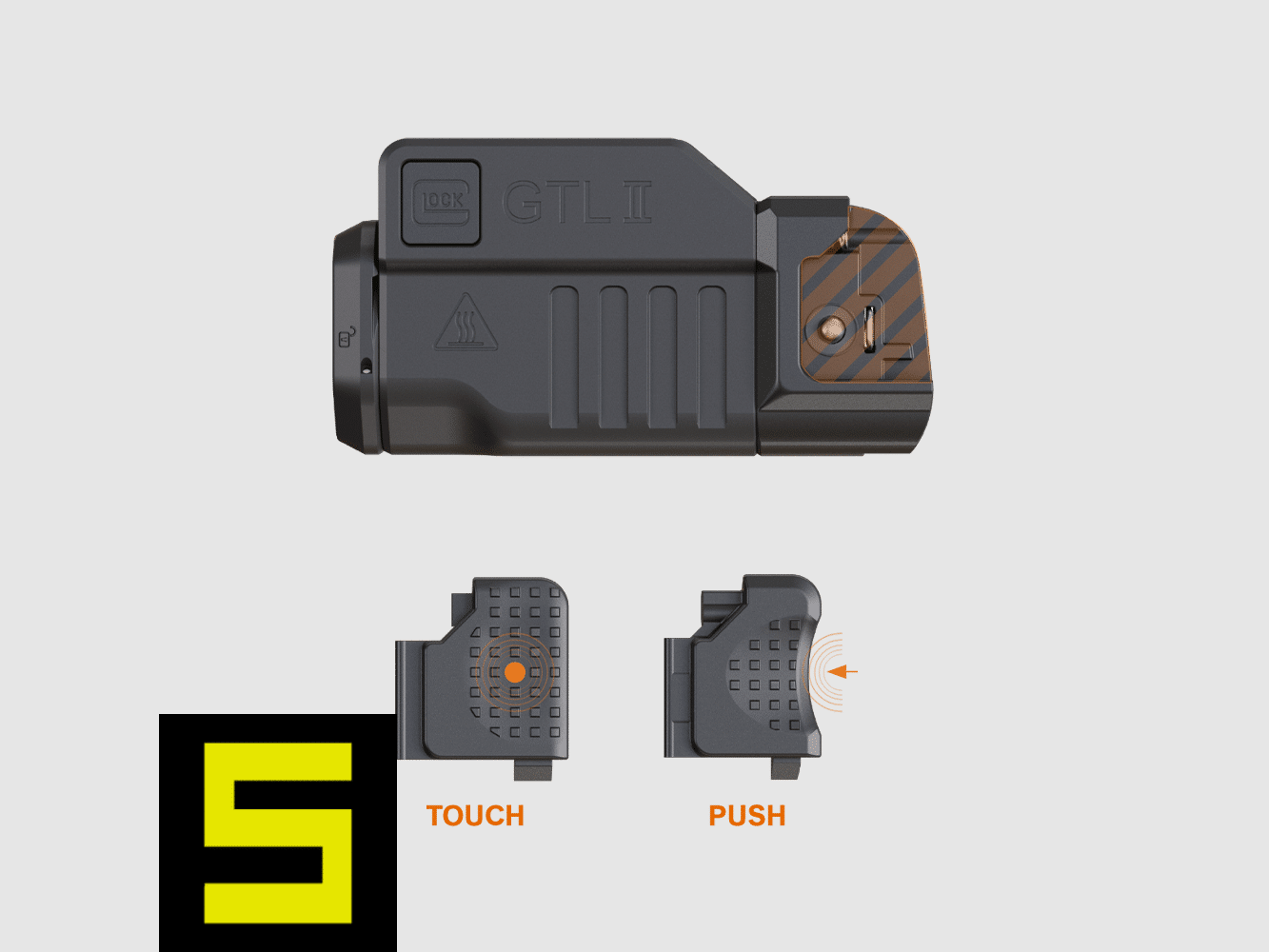 Glock Waffenlicht GTL II LED, Bild 2 von 3