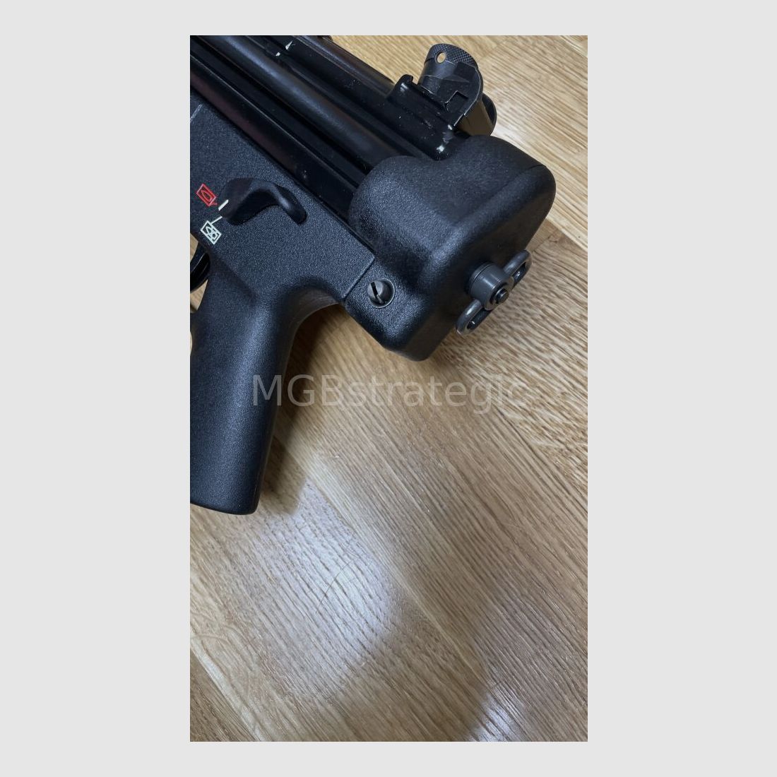 Heckler & Koch SP5 mit Abschlusskappe - halbautom. Pistole 9mmLuger Schaftschaft oder Klappschaft darf montiert werden - zivile Ausführung der Heckler & Koch MP5 - H&K SP 5 HK SP5