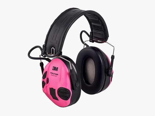 3M™ Peltor™ SportTac™ neon różowy/zielony