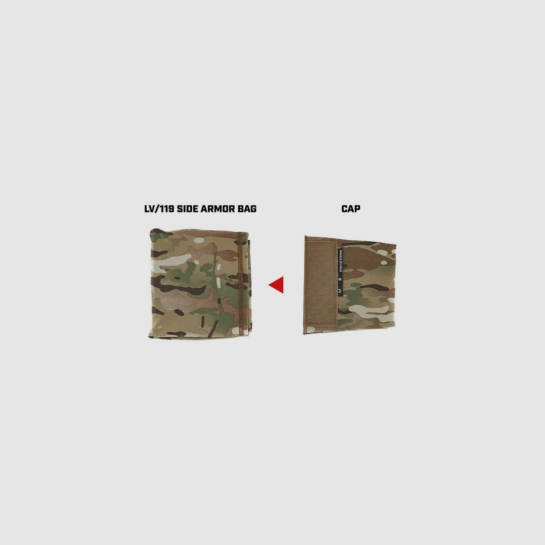 SPIRITUS SYSTEMS ZIJARMOR TASCHE CAPS (MEDIUM) – MULTICAM, afbeelding 1 van 8