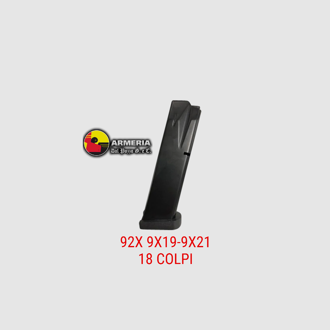 MAGAZINE BERETTA 92X 18 ROUNDS 9X21-9X19