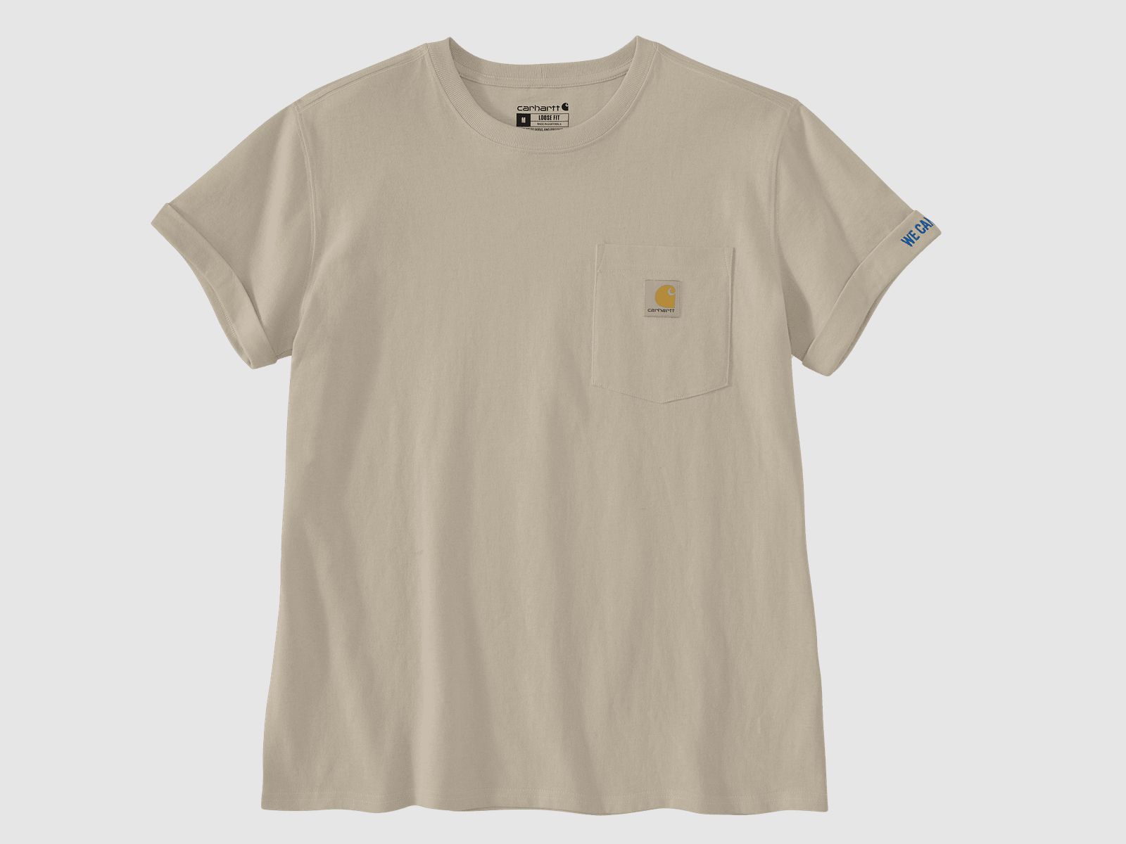 Carhartt Dearborn Loose Rosie T-Shirt Women Oat Milk XS