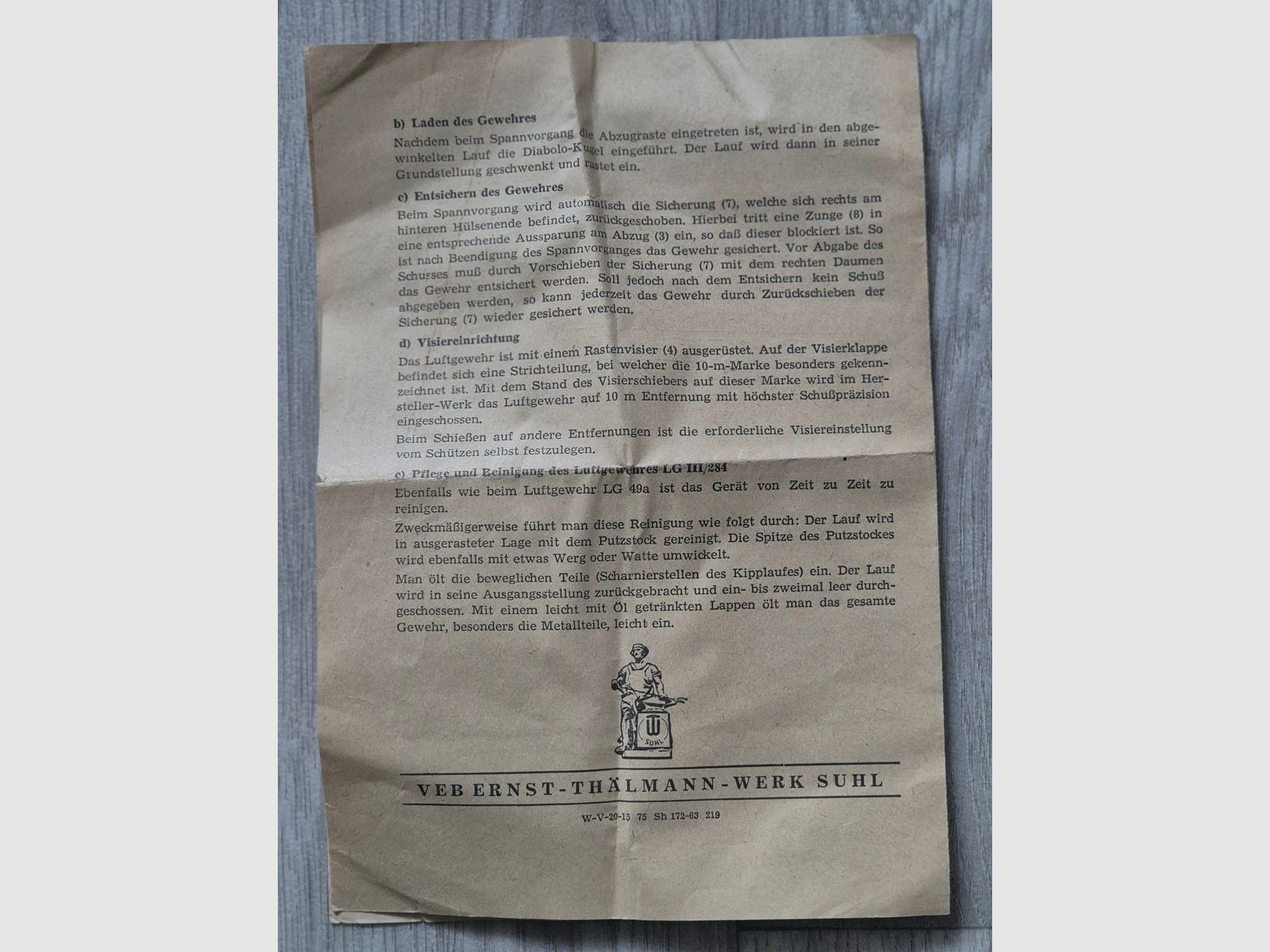 Luftgewehr Haenel 49a