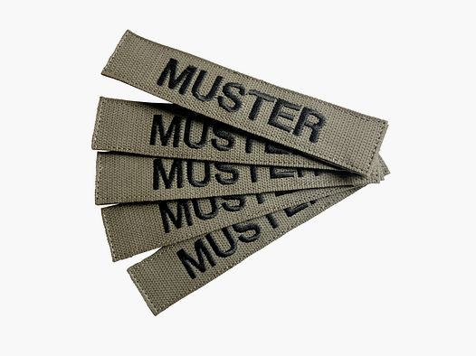 ASMC Namensbänder 5er Set Oliv